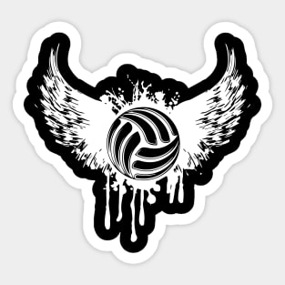 volleyball desing art Sticker